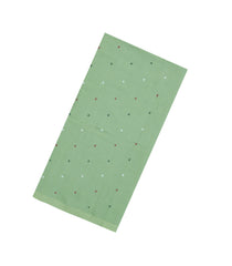 Cardamom Green Handloom Bengal Cotton Saree With Coin Buttas-BG1925-Cardamom Green