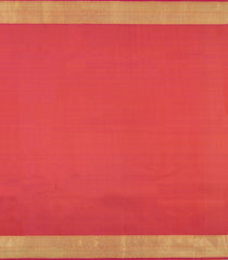 Peach Handloom Kanchipuram Silk Saree With Annam Buttas-KA15108