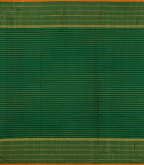Green Handloom Kanchipuram Silk Saree With Zari Checks-KA15304