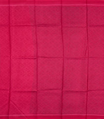 Magenta Printed Pure Silk Saree With Floral Motifs-PS0828