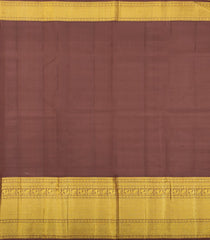Light Green Handloom Korvai Kanchipuram Silk Saree With Contrast Border-KA15677