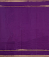 Purple Woven Pure Silk Saree With Zari Checks-EC2611
