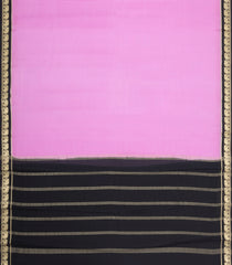 Pink Woven Mysore Silk Saree With Contrast Border-MS3764