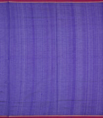Purple Handloom Silk Cotton Saree With Zari Checks & Buttas-SC4800