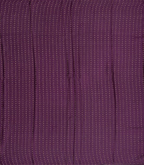 Dark Magenta Mysore Crepe Silk Saree With Meena Floral Stripes-MS3127