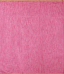 Magenta Printed Art Linen Saree With Geometric Motifs-SY0600