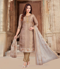 Light Beige Kurta Set: RC5494