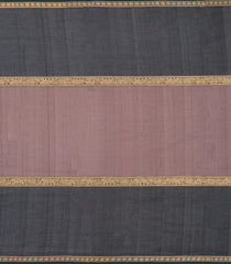 Dusty Peach Handloom Silk Cotton Saree With Checks-SC4209