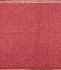 Crimson Printed Jaipur Cotton Saree With Floral Motifs-JC1548