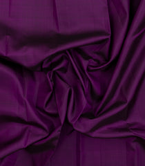 Purple Handloom Kanchipuram Silk Saree With Zari Border-KA15320