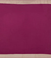 Burgundy Woven Mysore Silk Saree With Bird Vine Motifs-MS3350