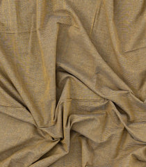 Beige Woven Bengal Cotton Saree With Stripes-BG1716