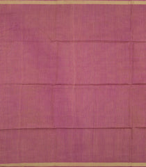 Pink Woven Tussar Silk Saree With Wave Motifs & Zari Border-TU3541