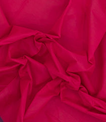 Hot Pink Woven Chettinad Cotton Saree With Contrast Border-CN1877