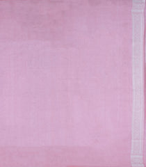 Dusty Peach Woven Pure Organza Silk Saree With Floral Motifs-KS1094