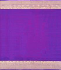 Purple Woven Pure Silk Saree With Zari Buttas-EC2586