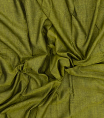 Green Woven Chirala Cotton Saree With Printed Blouse-CR1516