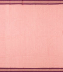 Peach Woven Rasipuram Cotton Saree With Floral Buttas-RA2565