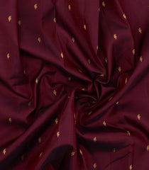 Maroon Handloom Kanchipuram Silk Saree With Buttas-KA15138