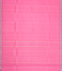 BubbleGum Pink Handloom Kanchipuram Silk Saree With Zari Border-KA16202