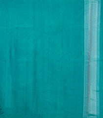 Sea Green Handloom Kanchipuram Silk Saree With Meena Floral Motifs-KA15727