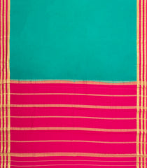 Aquamarine Woven Mysore Silk Saree With Contrast Border-MS3858