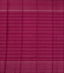 Blue Handloom Kanchipuram Silk Saree With Zari Checks & Contrast Border-KA14889