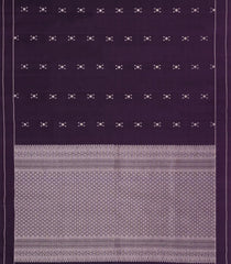 Dark Purple Handloom Soft Silk Saree With Square Buttas-SO4693
