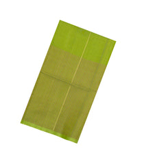 Light Green Handloom Organza Silk Saree With Checks-SO4777