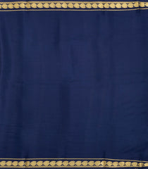 Aquamarine Woven Mysore Silk Saree With Contrast Border-MS3874