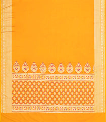 Mustard Woven Blended Satin Saree With Zari Border-BL6019