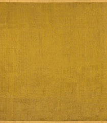Mustard Handloom Maheswari Silk Cotton Saree With Zari Stripes-SC4851