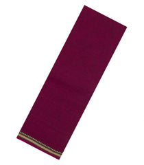 Magenta Woven Chirala Cotton Saree With Contrast Border-CR1434