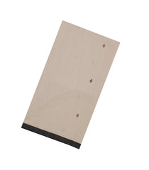 Taupe Handloom Bengal Cotton Saree With Cross Motifs-BG1547