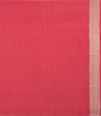 Peach Woven Art Dupion Saree With Floral Zari Motifs-BL5971