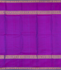 Cyan Handloom Kanchipuram Silk Saree With Jasmine Bud Buttas-KA13467
