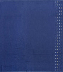 Blue Woven Blended Exclusive Chanderi Saree With Jhalar-BL5833
