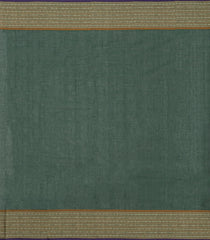Green Handloom Kanchi Cotton Saree With Buttas-CN1904
