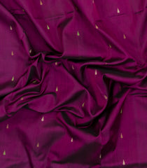 Magenta Handloom Uppada Silk Saree With Meena Floral Motifs-UP0429