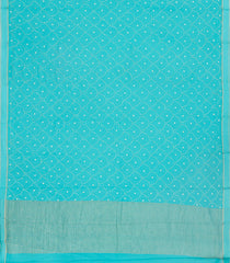 Turquoise Woven Mysore Silk Saree With Stone Work-MS3576