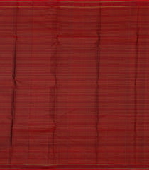 Grey Handloom Kanchipuram Silk Saree With Payadi Checks-KA16768