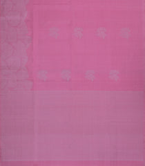 BubbleGum Pink Handloom Soft Silk Saree With Stripes & Bird Motifs-SO4618
