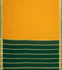 Yellow Woven Mysore Silk Saree With Contrast Border-MS3731