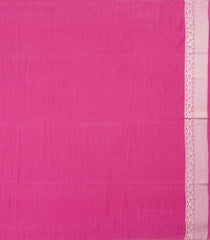 Bubblegum Pink Woven Art Dupion Saree With Floral Zari Motifs-BL5916