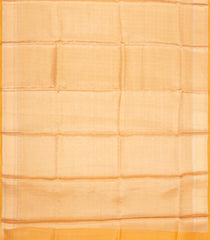 Gold Woven Tissue Organza Saree With Honeycomb Motifs-KS1178