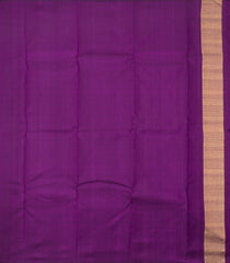 Purple Handloom Kanchipuram Silk Saree With Annam Buttas-KA16406