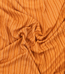 Orange Woven Pure Silk Saree With Printed Stripes-PS0675