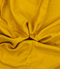 Mustard Woven Blended Viscose Saree With Contrast Border-BL5545