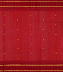 Taupe Handloom Silk Cotton Saree With Temple Border-SC4402