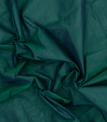 Teal Woven Chettinad Cotton Saree With Contrast Border-CN1908